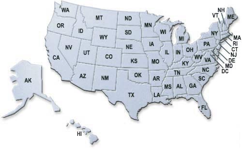 U.S. Banking Map